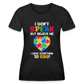 autism awareness autistic child - Women's Functional T-Shirt - black - Front - AI Model Female 172 light (172cm)