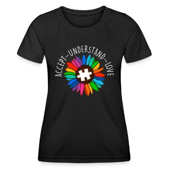 Autism Diversity Autistic Consciousness - Women's Functional T-Shirt - black - Front - AI Model Female 172 light (172cm)