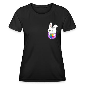 Autismus Neurodiversity Freundlichkeit - Frauen Funktions-T-Shirt - Schwarz - Vorne - AI Model Female 172 light (172cm)