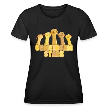 Autistic Strong Together Autistic Diversity - Women's Functional T-Shirt - black - Front - AI Model Female 172 light (172cm)