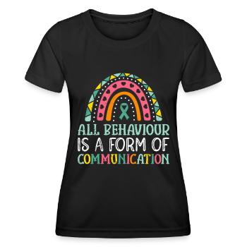 Autism Awareness and Solidarity - Women's Functional T-Shirt - black - Front - AI Model Female 172 light (172cm)