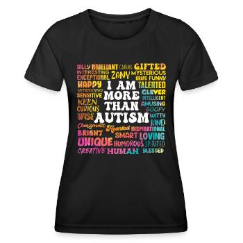 Autism Awareness Solidarity and Awareness - Women's Functional T-Shirt - black - Front - AI Model Female 172 light (172cm)