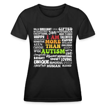 Autism Awareness Solidarity and Awareness - Women's Functional T-Shirt - black - Front - AI Model Female 172 light (172cm)