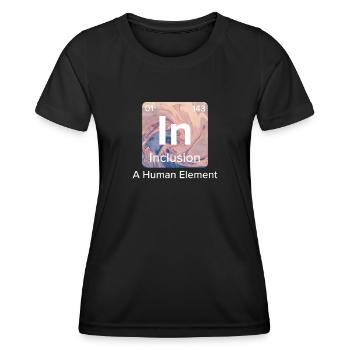 Inclusion Solidarity Compassion for handicap - Women's Functional T-Shirt - black - Front - AI Model Female 172 light (172cm)