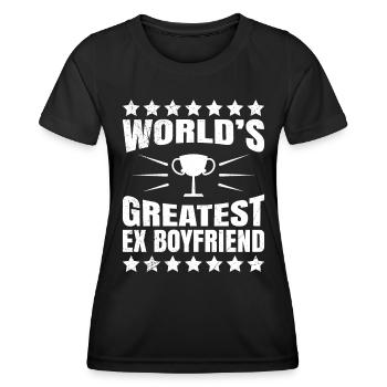 Ex Boyfriend Exboyfriend Breakup Party Breakup Party - Women's Functional T-Shirt - black - Front - AI Model Female 172 light (172cm)