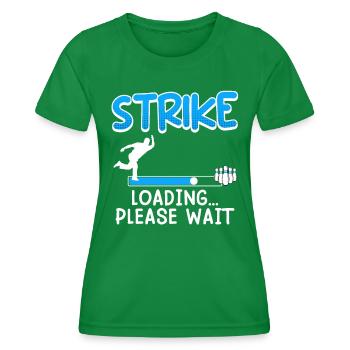 Chargement de grève... S’il vous plaît attendre Bowling - T-shirt sport Femme - vert - Devant - AI Model Female 172 dark (172cm)