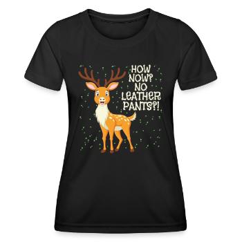 Bayern Tracht Wie Jetzt? Keine Lederhosen? - Frauen Funktions-T-Shirt - Schwarz - Vorne - AI Model Female 172 light (172cm)