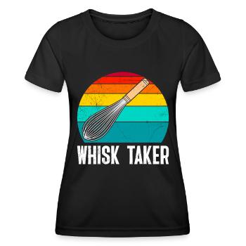 Baker Fouet Taker Fouet Baking Lover - T-shirt sport Femme - noir - Devant - AI Model Female 172 light (172cm)