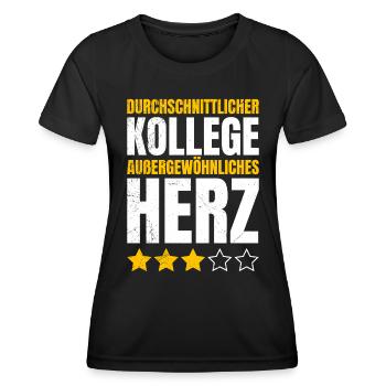 Office Average Colleague Extraordinary - Women's Functional T-Shirt - black - Front - AI Model Female 172 light (172cm)