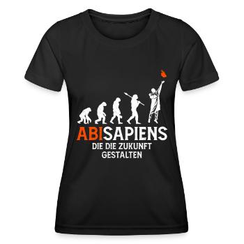 High School Graduates ABISAPIENS Shaping the Future - Women's Functional T-Shirt - black - Front - AI Model Female 172 light (172cm)