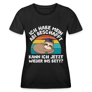 High School Graduates Have Graduated from High School Funny - Women's Functional T-Shirt - black - Front - AI Model Female 172 light (172cm)