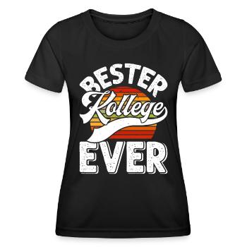 Bester Kollege EVER Mitarbeiter Coworker - Frauen Funktions-T-Shirt - Schwarz - Vorne - AI Model Female 172 light (172cm)