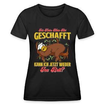 Abiturient Habe Mein Abi Geschafft Abschluss - Frauen Funktions-T-Shirt - Schwarz - Vorne - AI Model Female 172 light (172cm)