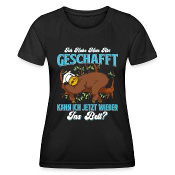 Abiturient Habe Mein Abi Geschafft Abschluss - Frauen Funktions-T-Shirt - Schwarz - Vorne - AI Model Female 172 light (172cm)