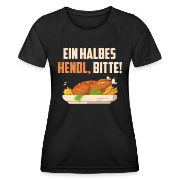 Half a chicken please Bayern Fest - Women's Functional T-Shirt - black - Front - AI Model Female 172 light (172cm)