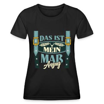 Münchner Volksfest MEI MASS-ANZUG Lustiges - Women's Functional T-Shirt - black - Front - AI Model Female 172 light (172cm)