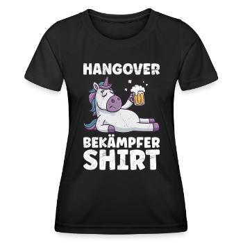 Mallorca HANGOVER BEKÄMPFER SHIRT Lustiges - Frauen Funktions-T-Shirt - Schwarz - Vorne - AI Model Female 172 light (172cm)