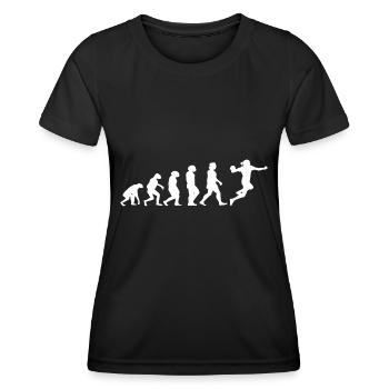Volleyball Geschenk Sport Verein - Frauen Funktions-T-Shirt - Schwarz - Vorne - AI Model Female 172 light (172cm)