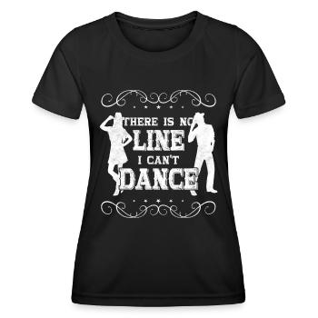Country Line Dance Apperal Woman Western Linedance - Women's Functional T-Shirt - black - Front - AI Model Female 172 light (172cm)