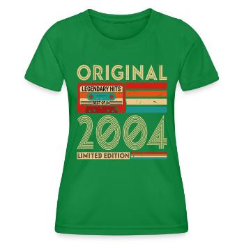 Original Legendary Hits Best of 2004 - Frauen Funktions-T-Shirt - Kelly Green - Vorne - AI Model Female 172 dark (172cm)