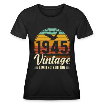 1945 - Ein zeitloses Meisterwerk - Frauen Funktions-T-Shirt - Schwarz - Vorne - AI Model Female 172 light (172cm)