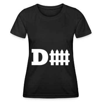 Defense Dfence D fence - Women's Functional T-Shirt - black - Front - AI Model Female 172 light (172cm)