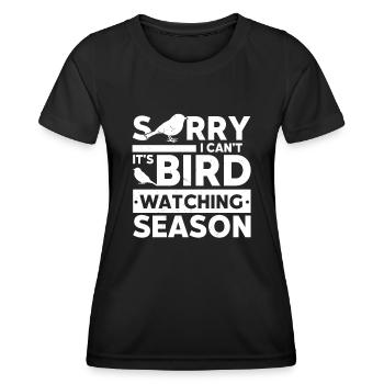 Ornithologues ornithologues - T-shirt sport Femme - noir - Devant - AI Model Female 172 light (172cm)