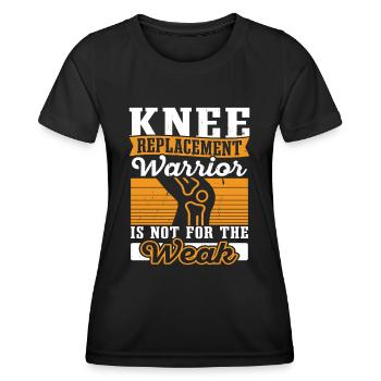 Knee Surgery Completed Knee Replacement - Women's Functional T-Shirt - black - Front - AI Model Female 172 light (172cm)