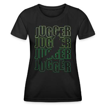 Jongleur de sport amusant - T-shirt sport Femme - noir - Devant - AI Model Female 172 light (172cm)