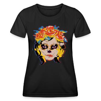Day Of The Dead - Women's Functional T-Shirt - black - Front - AI Model Female 172 light (172cm)