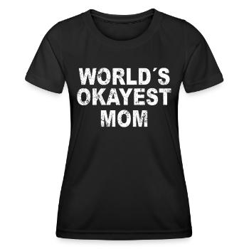 Mama Geschenk Muttertag - Frauen Funktions-T-Shirt - Schwarz - Vorne - AI Model Female 172 light (172cm)