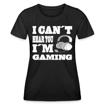 Gaming Retro Geschenkidee - Frauen Funktions-T-Shirt - Schwarz - Vorne - AI Model Female 172 light (172cm)