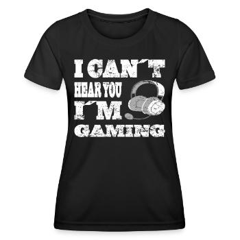 Gaming Retro Geschenkidee - Frauen Funktions-T-Shirt - Schwarz - Vorne - AI Model Female 172 light (172cm)