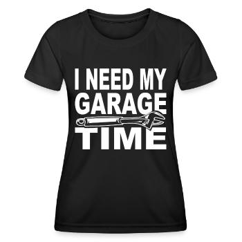 Mechaniker KFZ Auto Geschenkidee - Frauen Funktions-T-Shirt - Schwarz - Vorne - AI Model Female 172 light (172cm)