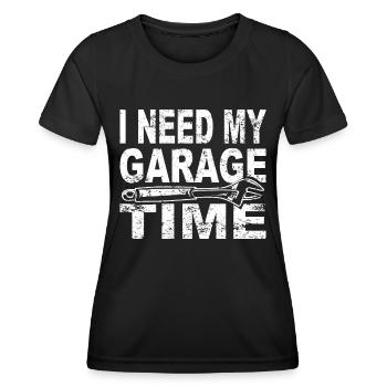 Mechaniker KFZ Auto Geschenkidee - Frauen Funktions-T-Shirt - Schwarz - Vorne - AI Model Female 172 light (172cm)