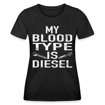 Mechaniker KFZ Auto Geschenkidee - Frauen Funktions-T-Shirt - Schwarz - Vorne - AI Model Female 172 light (172cm)
