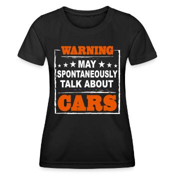Mechaniker KFZ Auto Geschenkidee - Frauen Funktions-T-Shirt - Schwarz - Vorne - AI Model Female 172 light (172cm)