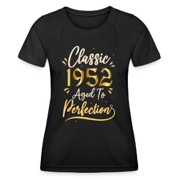 Birthday 1952 gift 1952 Classic 1952 - Women's Functional T-Shirt - black - Front - AI Model Female 172 light (172cm)