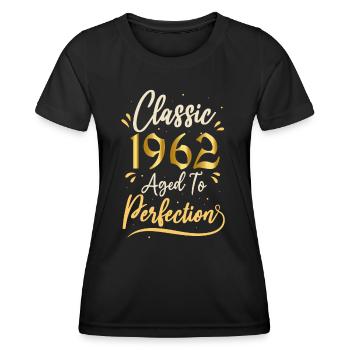 Geburtstag 1962 Geschenk 1962 Classic 1962 - Frauen Funktions-T-Shirt - Schwarz - Vorne - AI Model Female 172 light (172cm)