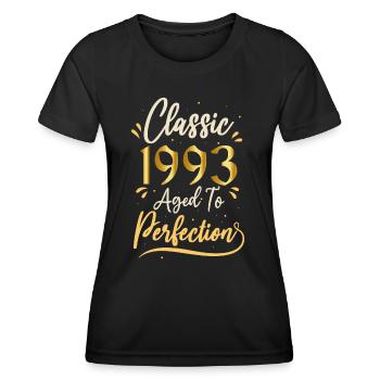 Geburtstag 1993 Geschenk 1993 Classic 1993 - Frauen Funktions-T-Shirt - Schwarz - Vorne - AI Model Female 172 light (172cm)