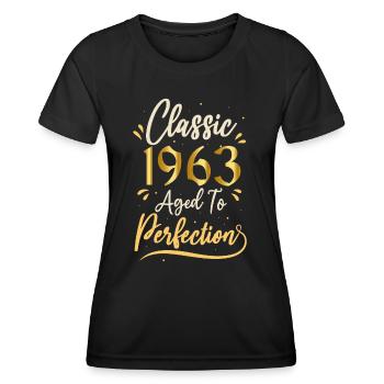 Birthday 1963 gift 1963 Classic 1963 - Women's Functional T-Shirt - black - Front - AI Model Female 172 light (172cm)