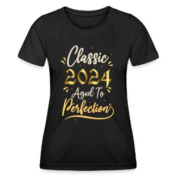 Birthday 2024 gift 2024 Classic 2024 - Women's Functional T-Shirt - black - Front - AI Model Female 172 light (172cm)