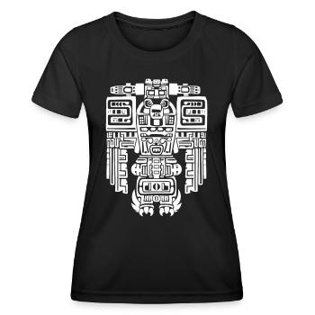 Dieu Maya Mythologie Maya Kauil Symbole - T-shirt sport Femme - noir - Devant - AI Model Female 172 light (172cm)