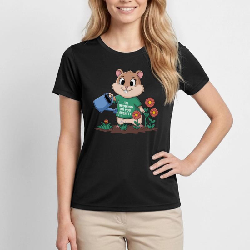 Ich Wachse Auf Dir, Oder? Frauen Funktions-T-Shirt