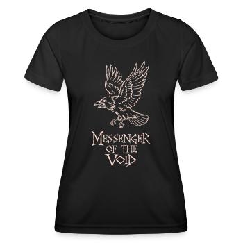 Messenger Bird of the Void Mystic - Women's Functional T-Shirt - black - Front - AI Model Female 172 light (172cm)