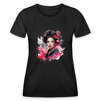 Geisha Design - Women's Functional T-Shirt - black - Front - AI Model Female 172 light (172cm)