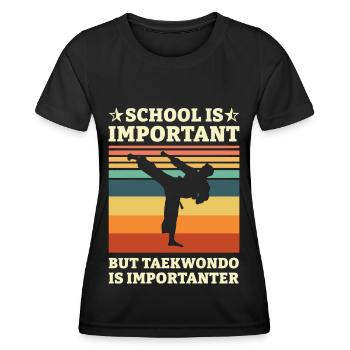 Taekwondo Taekwondoin Tae kwon do Martial Arts - Women's Functional T-Shirt - black - Front - AI Model Female 172 light (172cm)