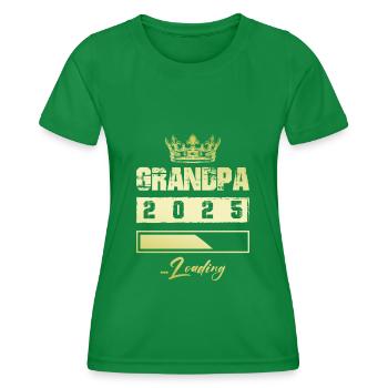 Opa 2025 Chargement Papy - T-shirt sport Femme - vert - Devant - AI Model Female 172 dark (172cm)