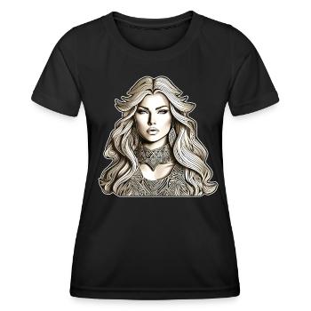 Fantasy Woman - Women's Functional T-Shirt - black - Front - AI Model Female 172 light (172cm)
