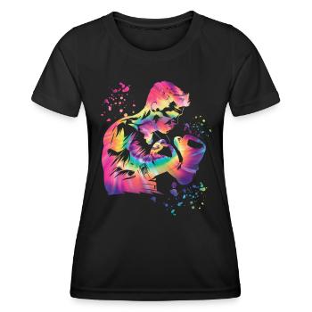 Boxing Fighter Kids Boxing Match Boxer - Women's Functional T-Shirt - black - Front - AI Model Female 172 light (172cm)